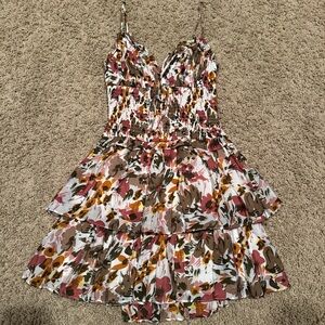 Astr Multicolor Floral Mini Dress